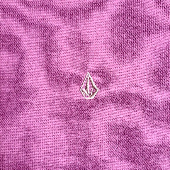 Volcom Corpo Class Collection Purple V-Neck - Picture 4 of 6